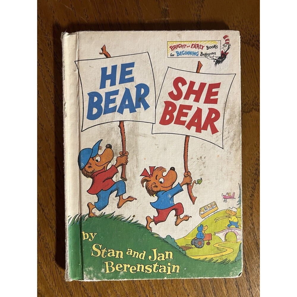 He Bear, She Bear by Jan Berenstain and Stan Berenstain (1974, Hardcover)